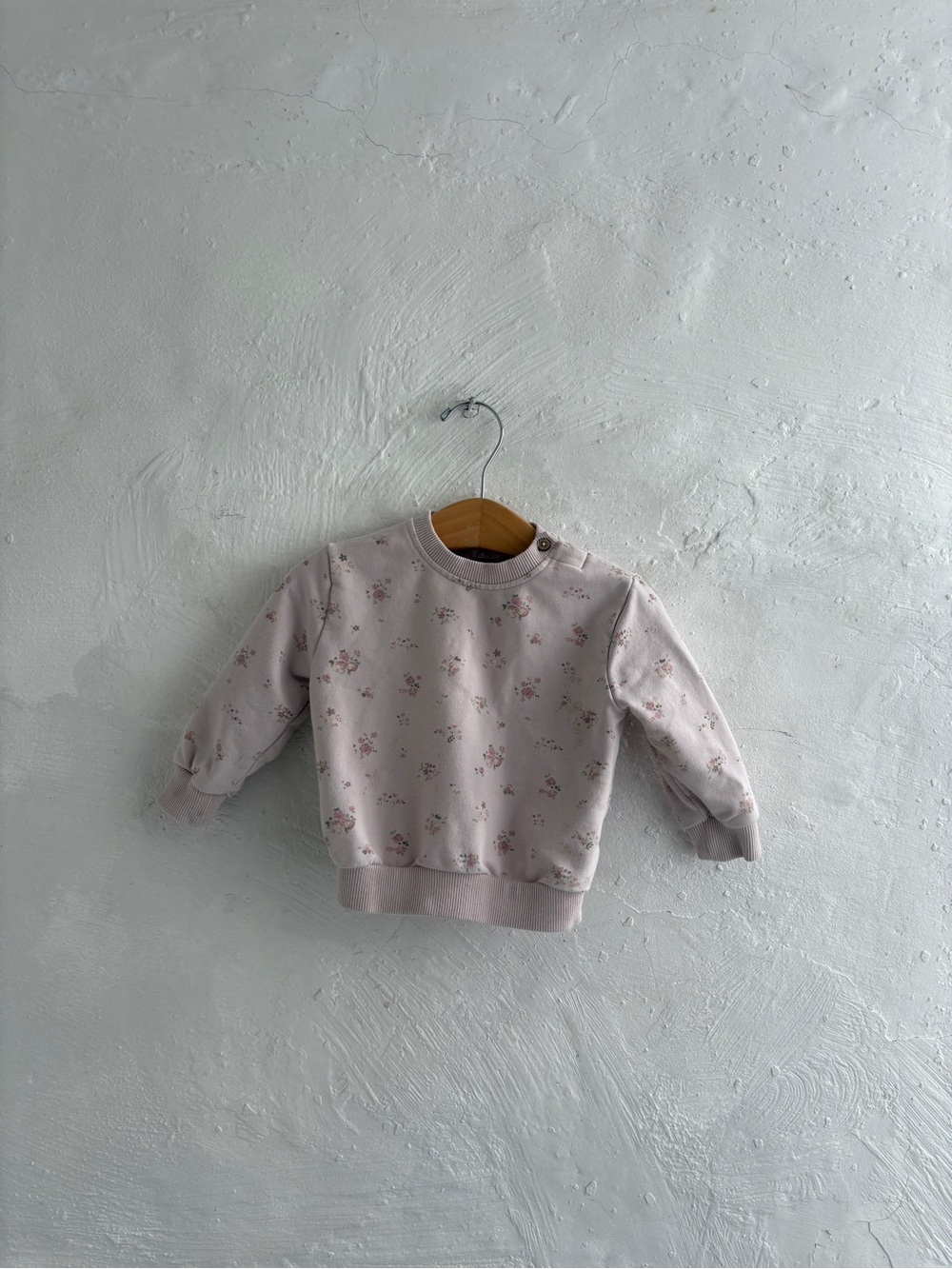 Jamie Kay 6-12 months floral pink sweatshirt